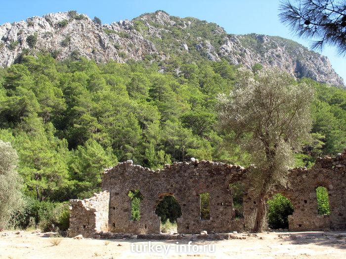 Античные руины Олимпоса
