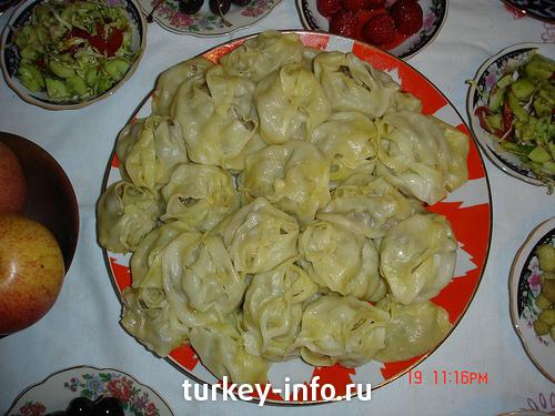 Узбекские манты-очень вкусно)))