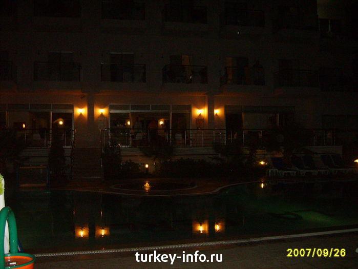 LA PERLA RESORT , Турция отель ночью