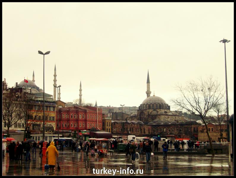 Зимние краски Стамбула